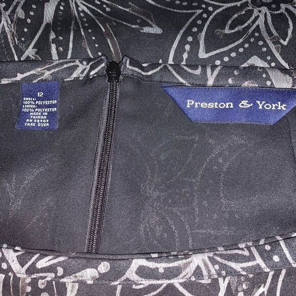 Preston & York faux wrap skirt size 12 - Picture 3 of 3